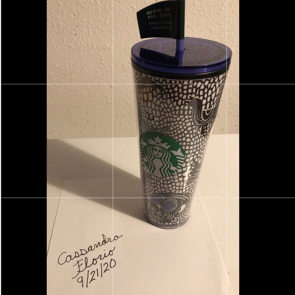 Glow in the dark Starbucks 2020 Halloween tumbler